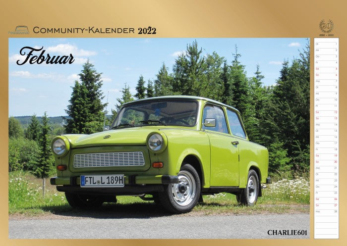 PappenForum Community Kalender / IFA Kalender 2022 A3