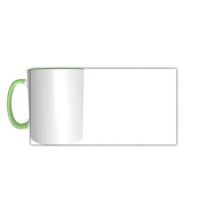 Kaffeepott / Fototasse online gestalten mit Ihrem Foto, grün