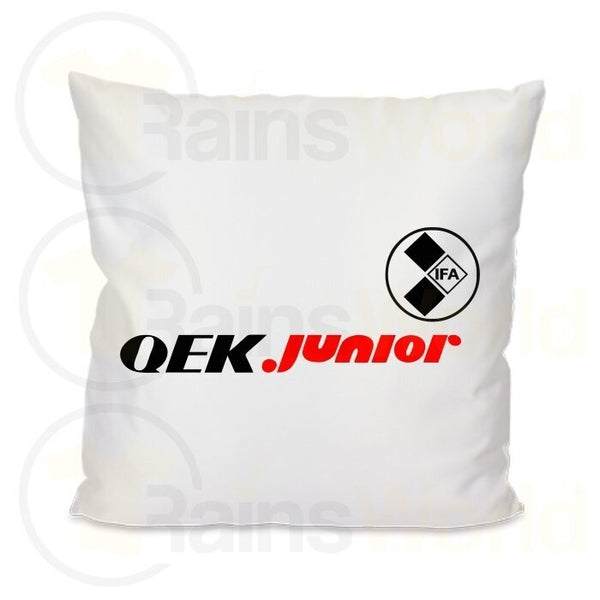 Kissen QEK Junior Logo DDR, verschiedene Größen und Ausführungen