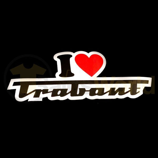 Aufkleber I Love Trabant