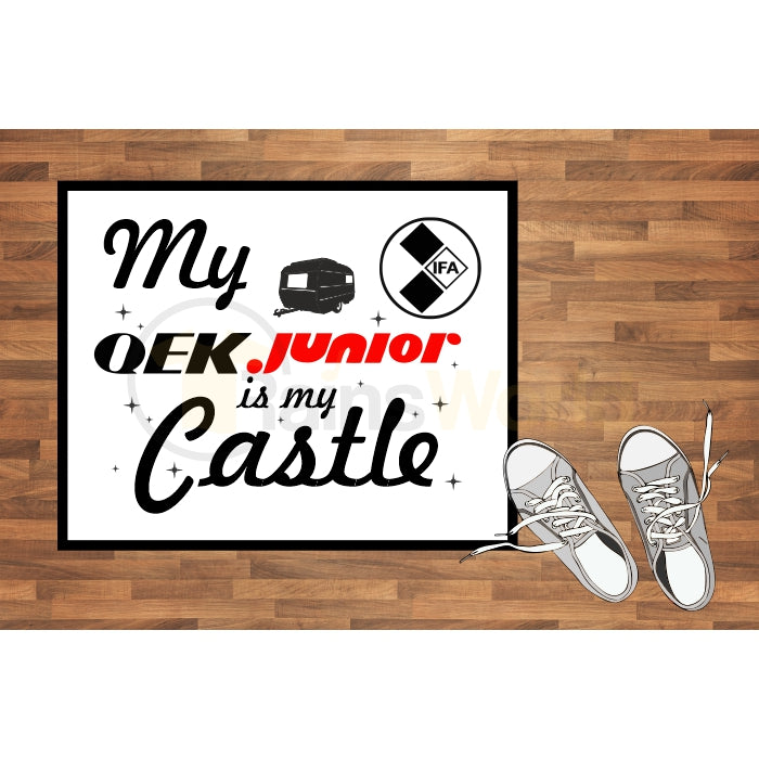 Fußmatte QEK "My QEK Junior is my Castle"