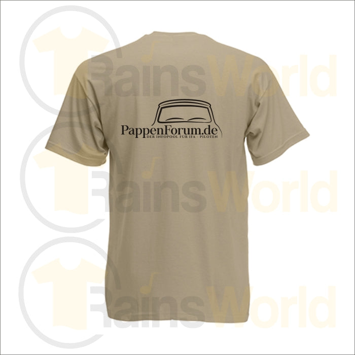 T-Shirt, Shirt PappenForum.de mit deinem Nutzernamen, verschiedene Farben