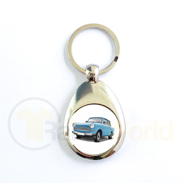 Schlüsselanhänger IFA Trabant 601 himmelblau DDR, verschiedene Ausführungen