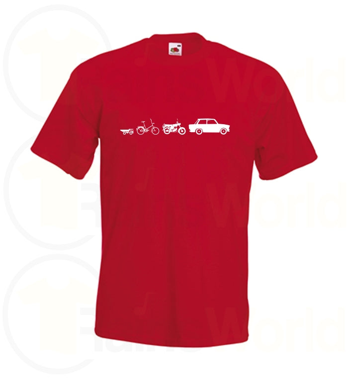 T-Shirt, Shirt S51 Trabant - Evolution, verschiedene Farben