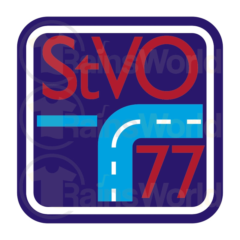 Abziehbild DDR StVO77 Logo, innenklebend