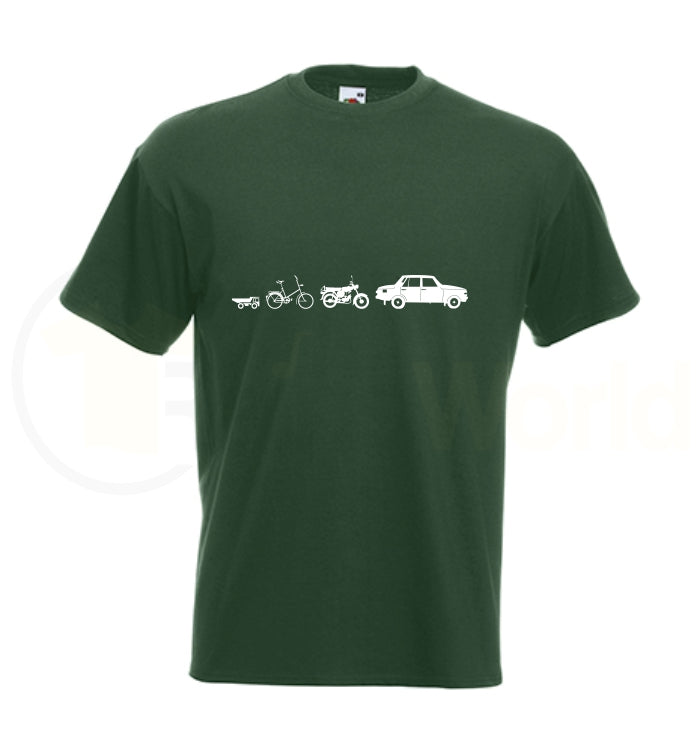 T-Shirt, Shirt S51 Wartburg - Evolution, verschiedene Farben