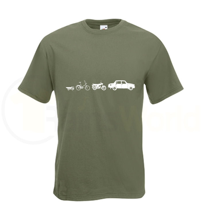 T-Shirt, Shirt S51 Wartburg - Evolution, verschiedene Farben