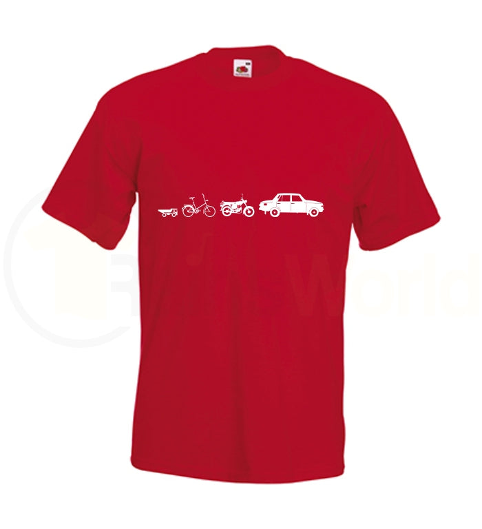 T-Shirt, Shirt S51 Wartburg - Evolution, verschiedene Farben