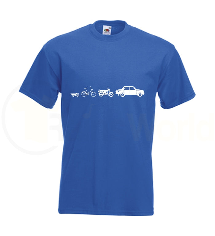 T-Shirt, Shirt S51 Wartburg - Evolution, verschiedene Farben